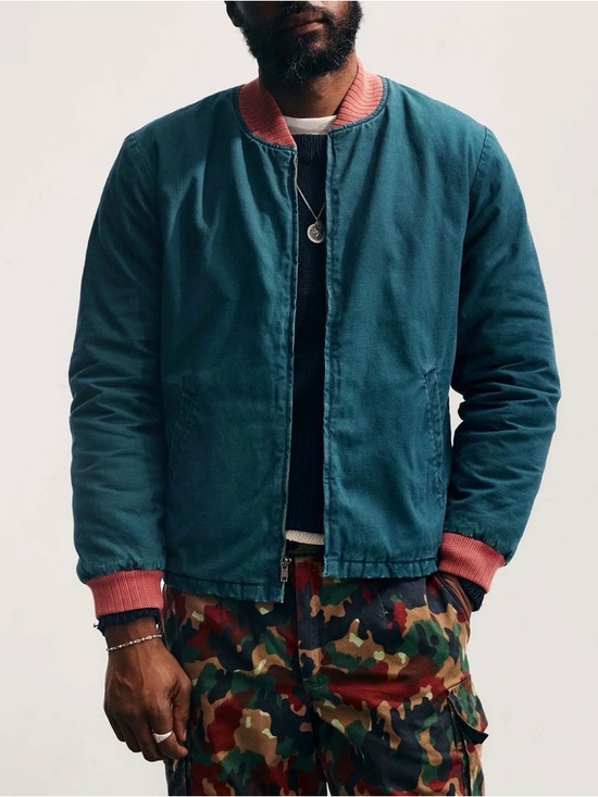 imogene + willie Other - Imogene + Willie quilt lined bomber in juniper XL